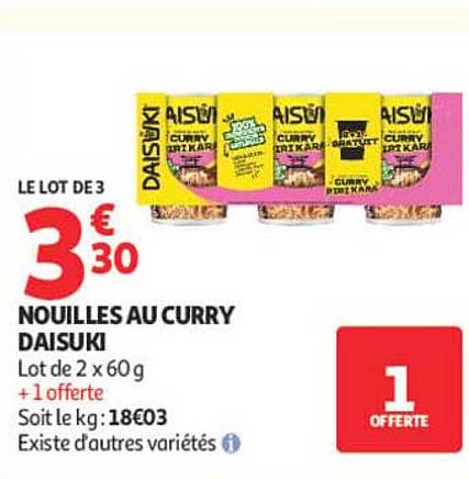 NOUILLES AU CURRY DAISUKI