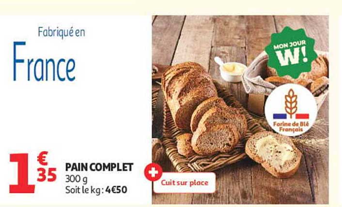 PAIN COMPLET 300 g