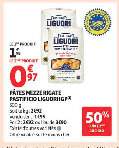 PÂTES MEZZE RIGATE PASTIFICIO LIGUORI GP
