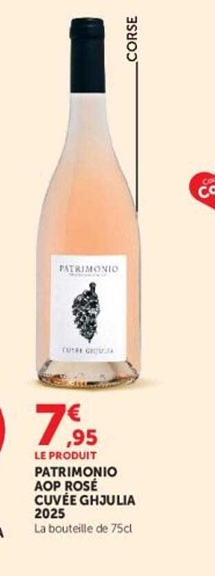 PATRIMONIO AOP ROSÉ CUVÉE GHJULIA 2025