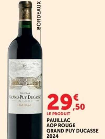 PAUILLAC AOP ROUGE GRAND PUY DUCASSE 2024