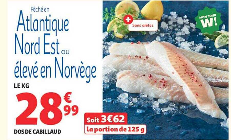 Pêché en Atlantique Nord Est ou élevé en Norvège