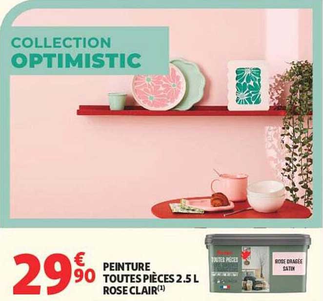 PEINTURE TOUTES PIÈCES 2.5 L ROSE CLAIR