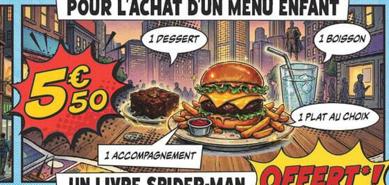 POUR L'ACHAT D'UN MENU ENFANT