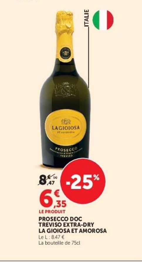 PROSECCO DOC TREVISO EXTRA-DRY LA GIOIOSA ET AMOROSA