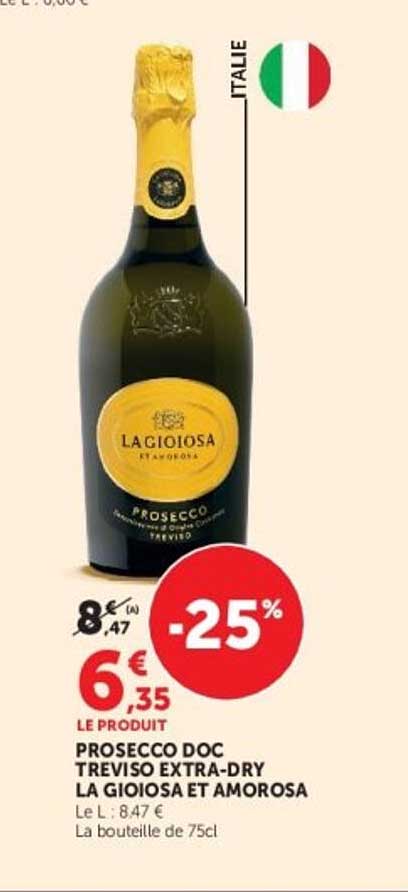 PROSECCO DOC TREVISO EXTRA-DRY LA GIOIOSA ET AMOROSA