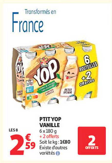 PTIT YOP VANILLE
