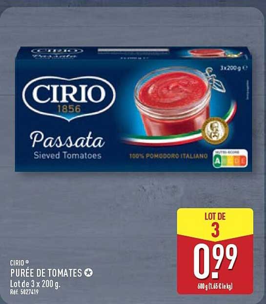 PURÉE DE TOMATES