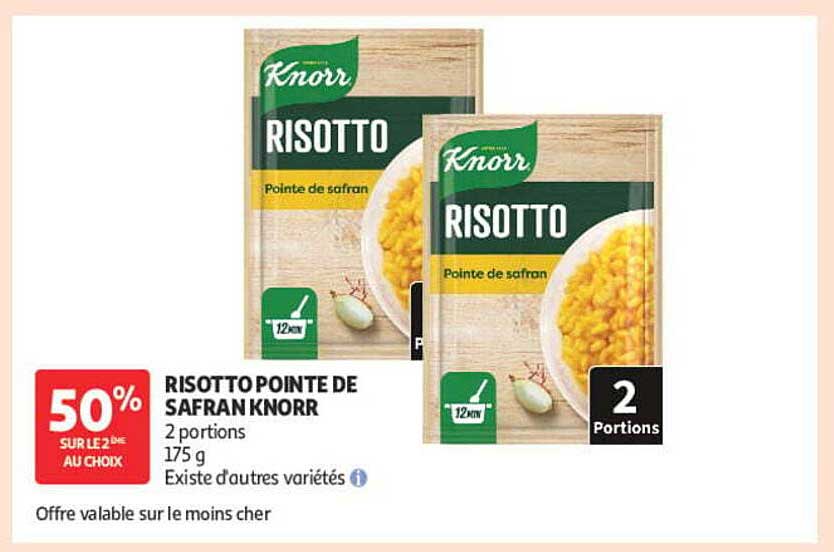 RISOTTO POINTE DE SAFRAN KNORR