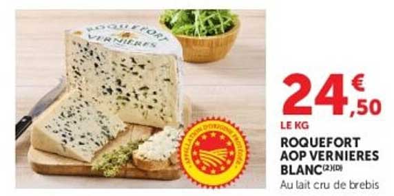 ROQUEFORT AOP VERNIERES BLANC(2)D IGP