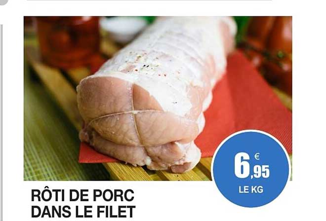 RÔTI DE PORC DANS LE FILET