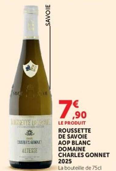ROUSSETTE DE SAVOIE AOP BLANC DOMAINE CHARLES GONNET 2025