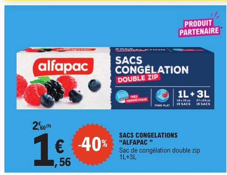 SACS CONGELATIONS “ALFAPAC”