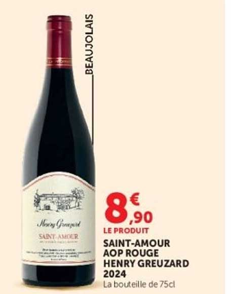 SAINT-AMOUR AOP ROUGE HENRY GREUZARD 2024