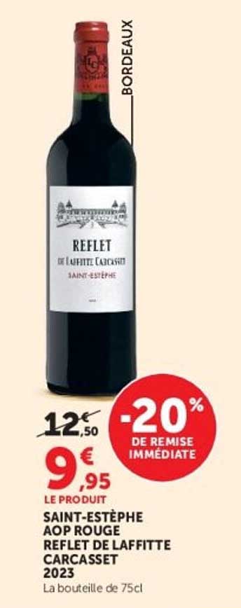 SAINT-ESTÈPHE AOP ROUGE REFLET DE LAFFITTE CARCASSET 2023