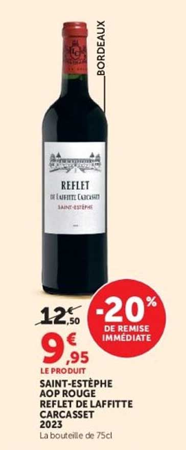 SAINT-ESTÈPHE AOP ROUGE REFLET DE LAFFITTE CARCASSET 2023