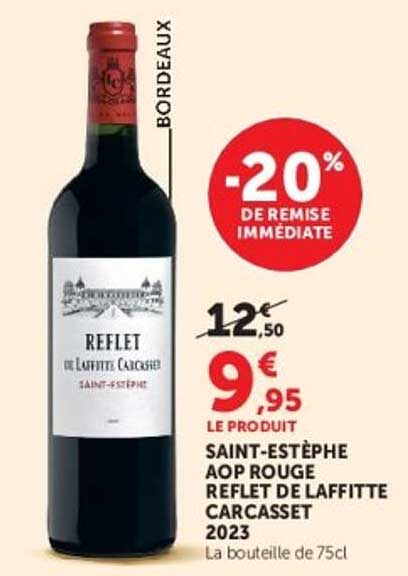 SAINT-ESTÈPHE AOP ROUGE REFLET DE LAFFITTE CARCASSET 2023