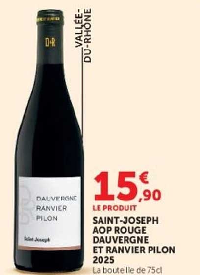 SAINT-JOSEPH AOP ROUGE DAUVERGNE ET RANVIER PILON 2025