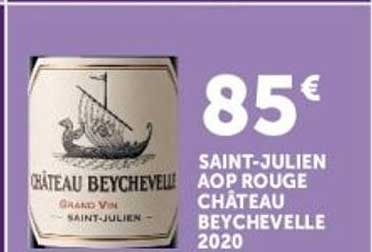 SAINT-JULIEN AOP ROUGE CHÂTEAU BEYCHEVELLE 2020
