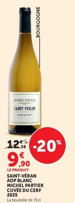 SAINT-VÉRAN AOP BLANC MICHEL PARTIER CUVÉE DU CERF 2025