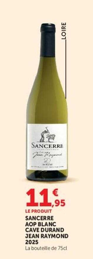 SANCERRE AOP BLANC CAVE DURAND JEAN RAYMOND 2025