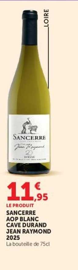 SANCERRE AOP BLANC CAVE DURAND JEAN RAYMOND 2025
