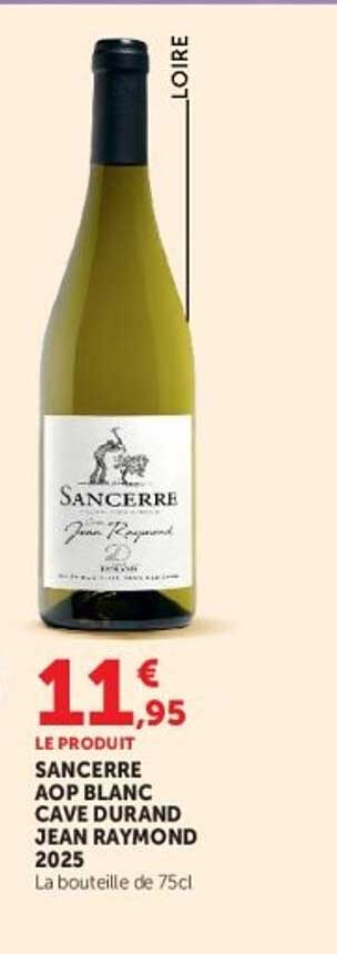 SANCERRE AOP BLANC CAVE DURAND JEAN RAYMOND 2025