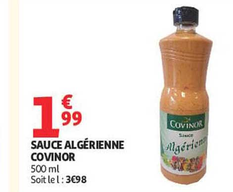 SAUCE ALGÉRIENNE COVNOR 500 ml