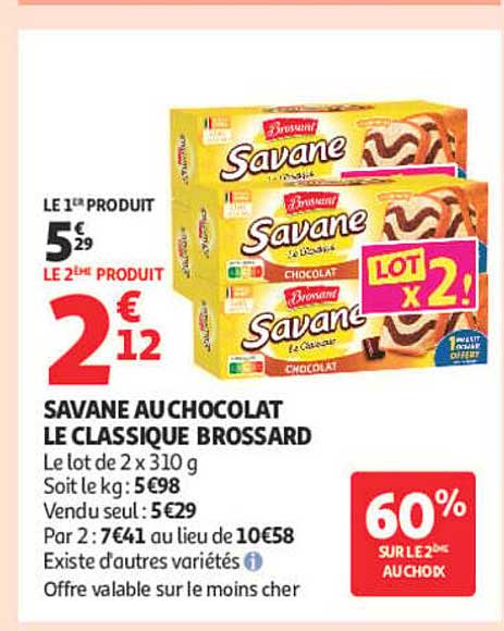 SAVANE AU CHOCOLAT LE CLASSIQUE BROSSARD