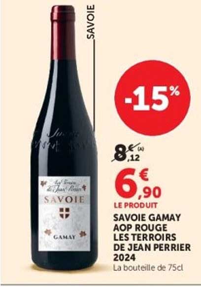 SAVOIE GAMAY AOP ROUGE LES TERROIRS DE JEAN PERRIER 2024