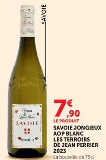 SAVOIE JONGIEUX AOP BLANC LES TERROIRS DE JEAN PERRIER 2023