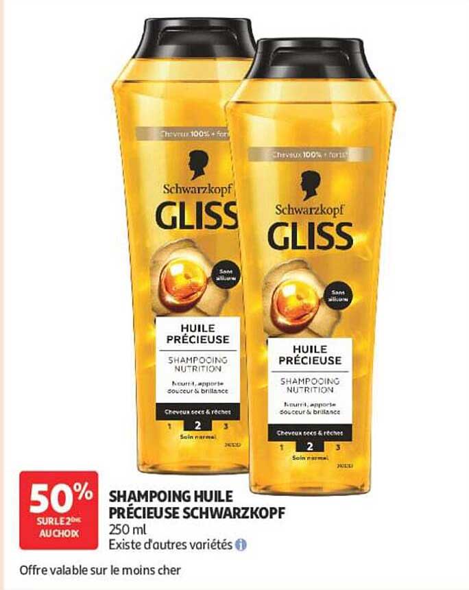 SHAMPOING HUILE PRÉCIEUSE SCHWARZKOPF