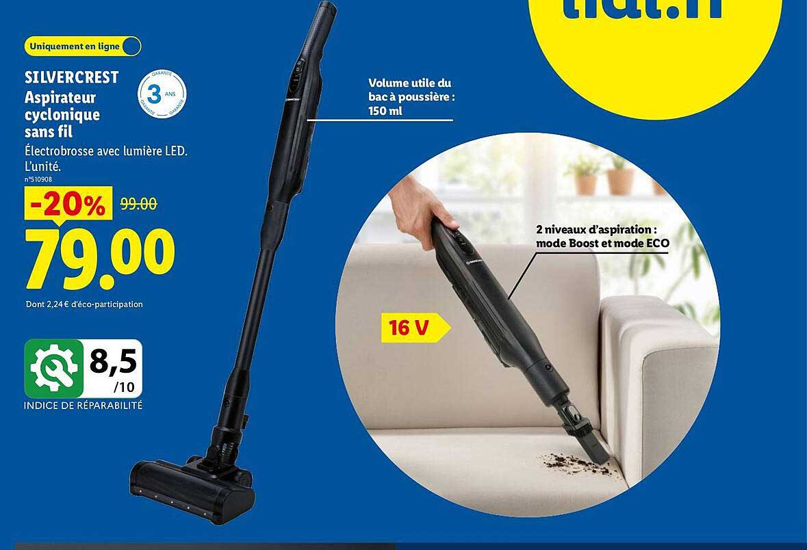 SILVERCREST Aspirateur cyclonique sans fil