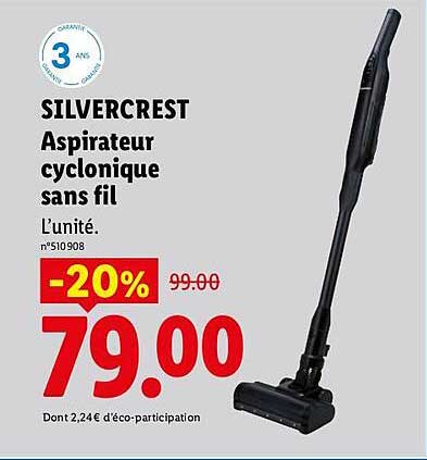 SILVERCREST Aspirateur cyclonique sans fil
