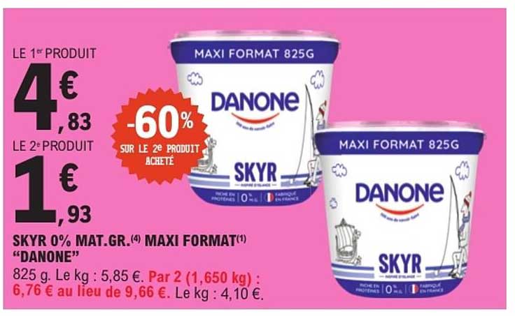 SKYR 0% MAT.GR. MAXI FORMAT "DANONE"