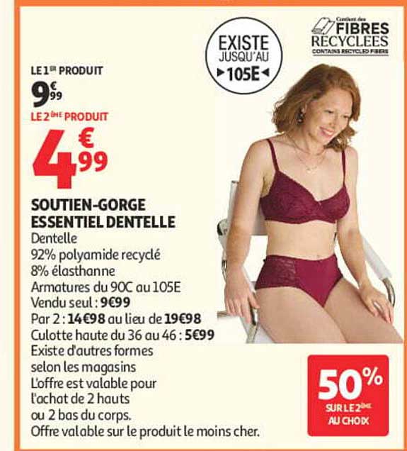 SOUTIEN-GORGE ESSENTIEL DENTELLE