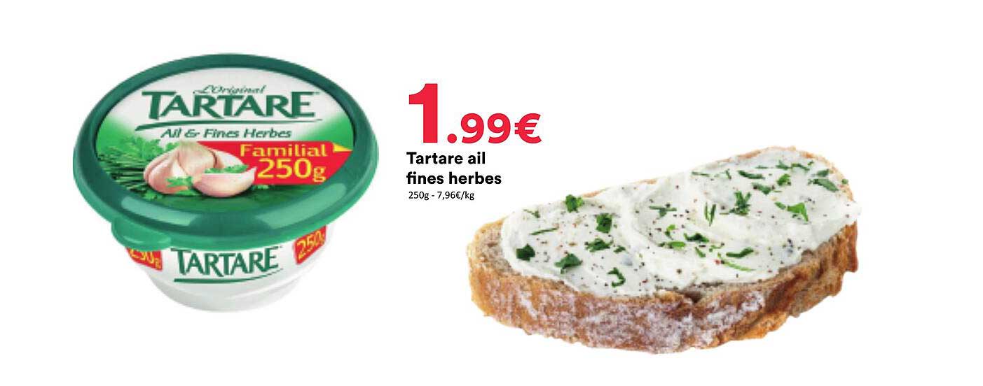 Tartare ail fines herbes