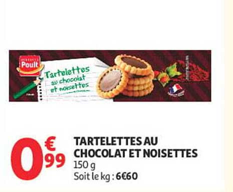 TARTELETTES AU CHOCOLAT ET NOISETTES
