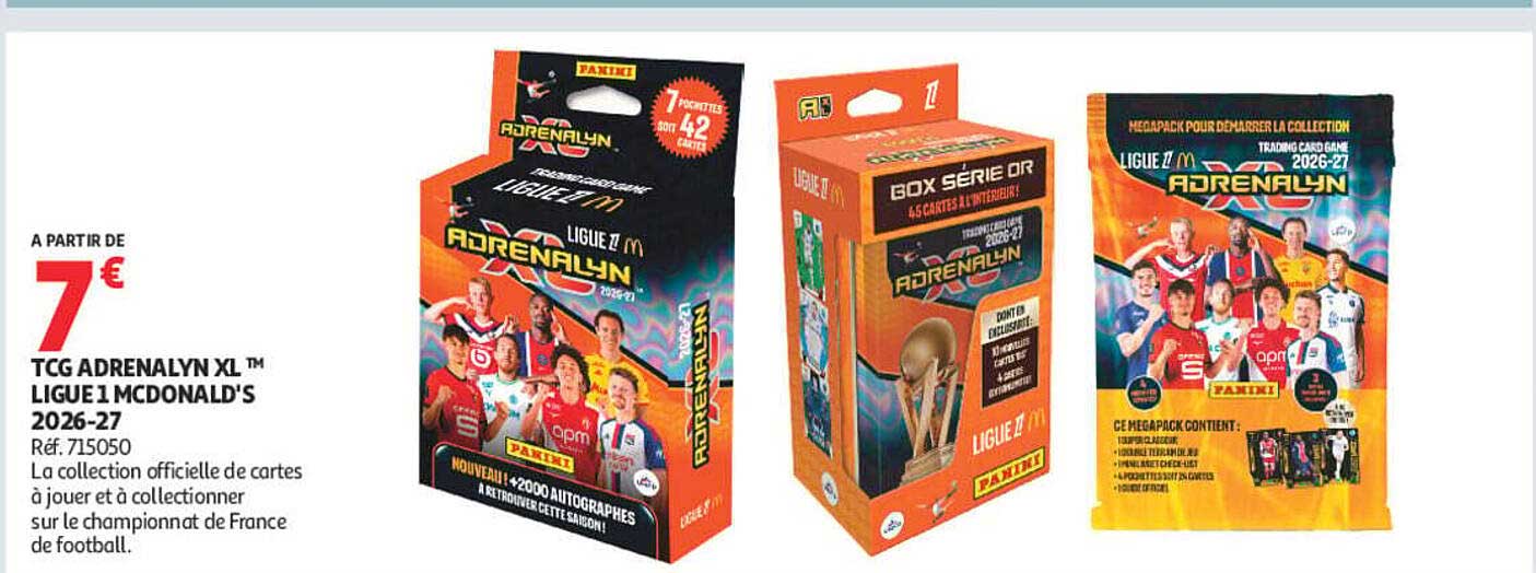 TCG ADRENALYN XL™ LIGUE 1 MCDONALD'S 2026-27