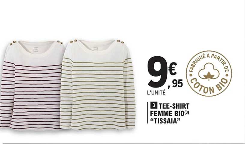 TEE-SHIRT FEMME BIO “TISSAIA”