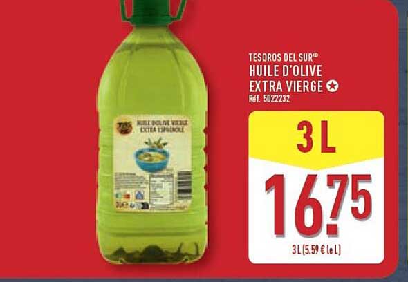 TESOROS DEL SUR® HUILE D'OLIVE EXTRA VIERGE