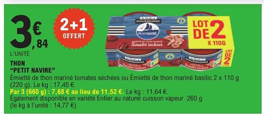 THON “PETIT NAVIRE”