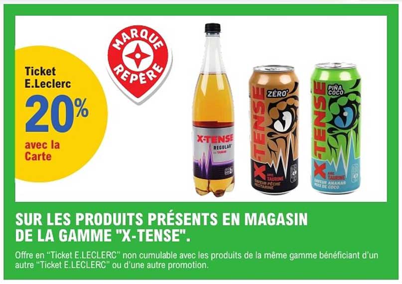 Ticket E.Leclerc 20% avec la Carte