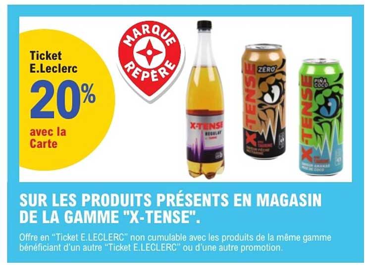Ticket E.Leclerc 20% avec la Carte