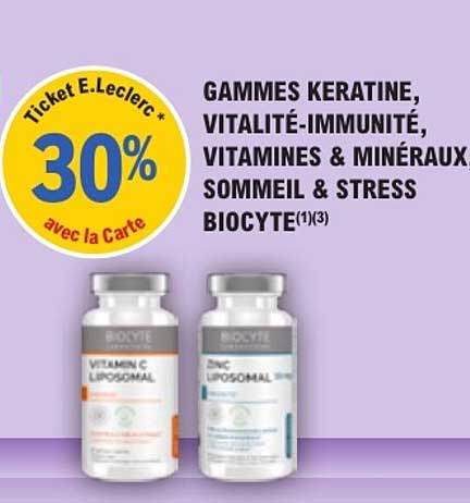Ticket E.Leclerc 30% avec la Carte