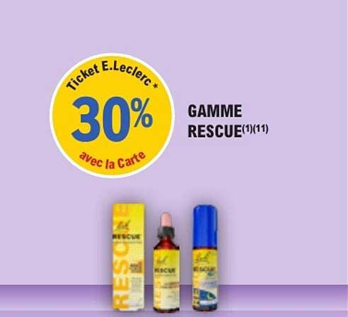 Ticket E.Leclerc 30% avec la Carte GAMME RESCUE(1)(11)