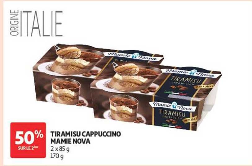 TIRAMISU CAPPUCCINO MAMIE NOVA