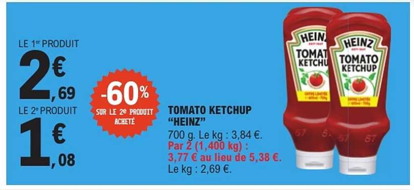 TOMATO KETCHUP “HEINZ”