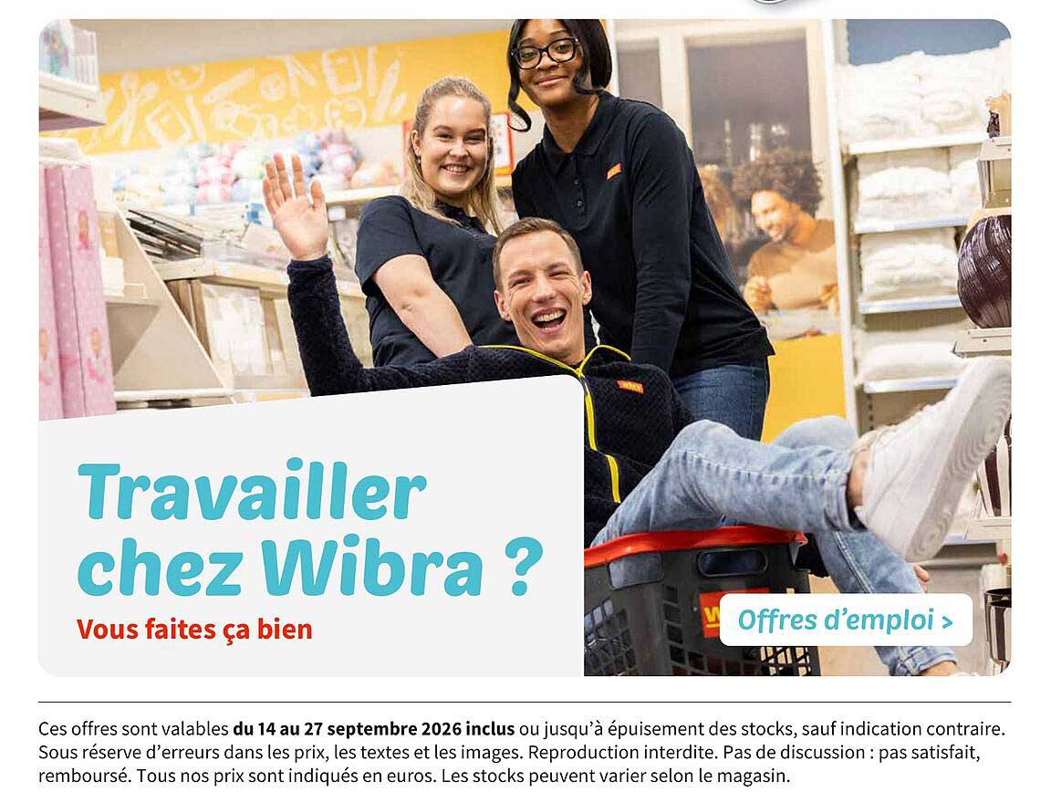 Travailler chez Wibra ?