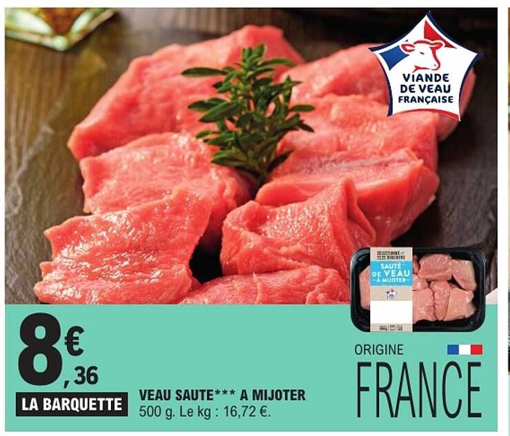 VEAU SAUTÉ*** À MIJOTER